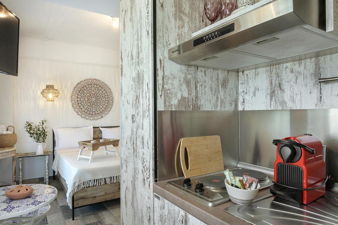 Meltemi Luxury Apartments نيا رودا المظهر الخارجي الصورة